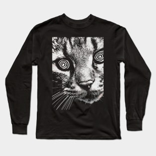 Psychedelic Cat Long Sleeve T-Shirt